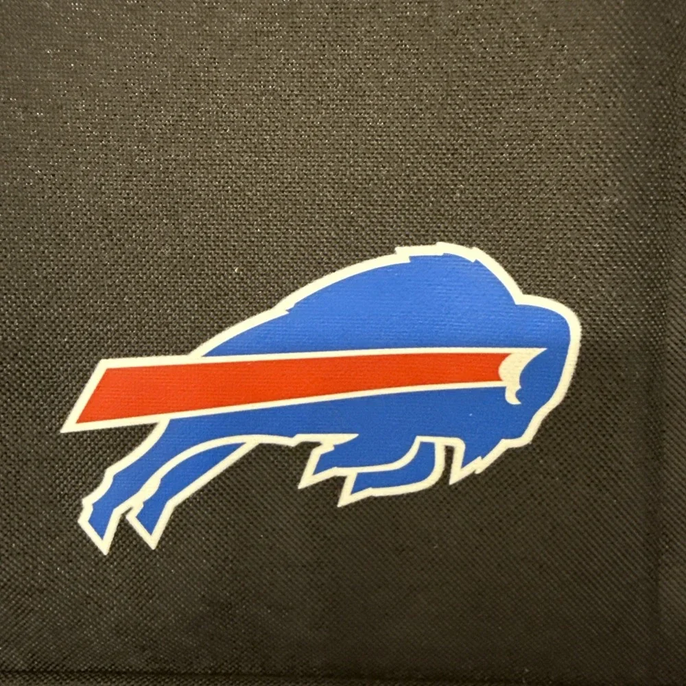 NWT Buffalo Bills Black Laptop Book Bag Padded Backpack Fits 14